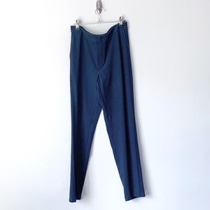 Sabie Navy Button Front Trouser Pants